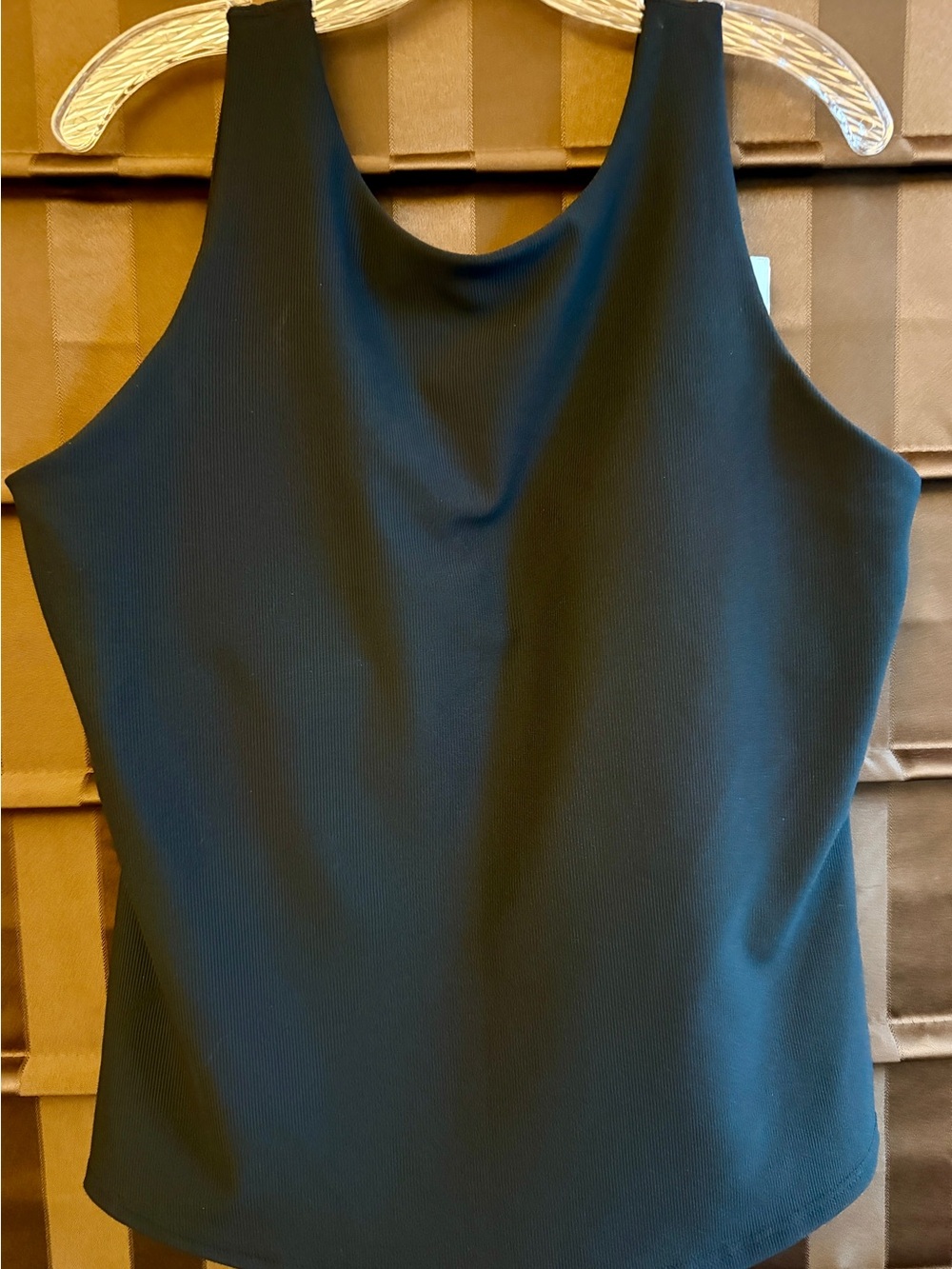 32 Degrees Women's Black Tank Top - Sleeveless Ribbed Knit